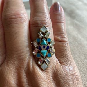 Stella & Dot Stone tile ring